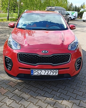 Kia Sportage cena 71300 przebieg: 141000, rok produkcji 2017 z Szamotuły małe 211